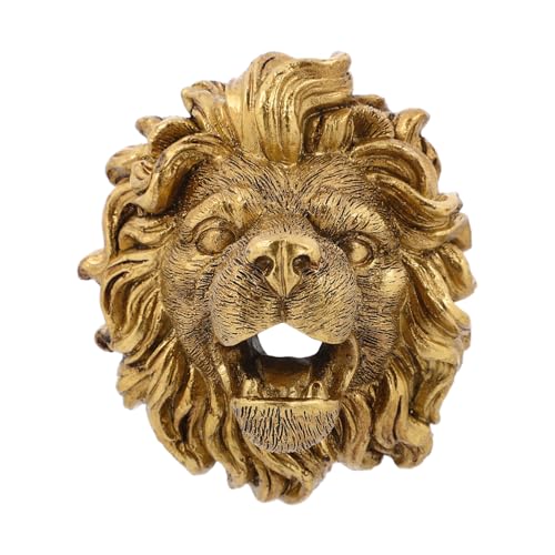 Alipis Boquilla De Cabeza De León para Jardín Decorativa De Resina Fuente Mural Rociador De Agua para Piscina para Estanques y Fuentes Exteriores