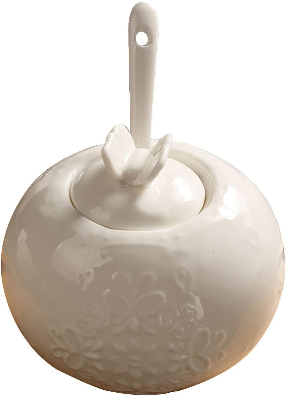 Leonardo Collection Anthina Zuckerdose Keramik - Mit Deckel Für Küche & Büro - Elegante Aufbewahrung