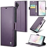 galaxy note 10 price [Billetera Diseño & Bloqueo RFID] Esta funda tipo billetera, diseñada para Samsung Galaxy Note10 Plus, contiene 3 ranuras para tarjetas y 1 compartimento para efectivo que le permiten salir sin tener que llevar carteras voluminosas. Interceptores RFID para bloquear señales y proteger datos personales de los delincuentes.