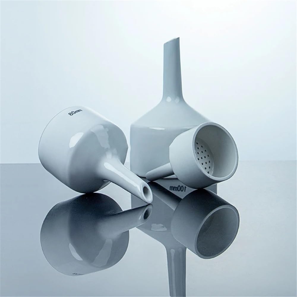 1 sztuka 40 mm do 150 mm porcelanowy lejek do książek laboratoryjnych filtracyjnych narzędzia porowaty lejek (150 mm)