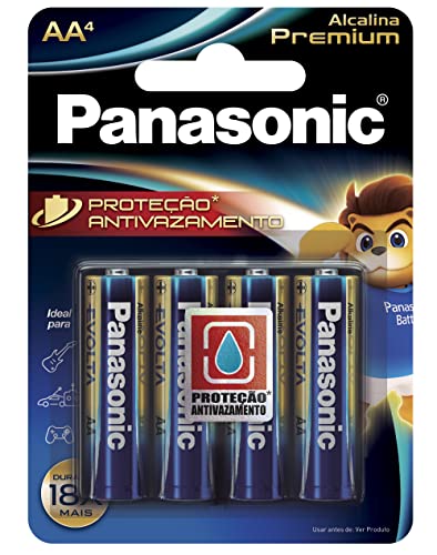 Panasonic Pilha Alcalina Premium Aa Com 4 Lr6Egr/4B96
