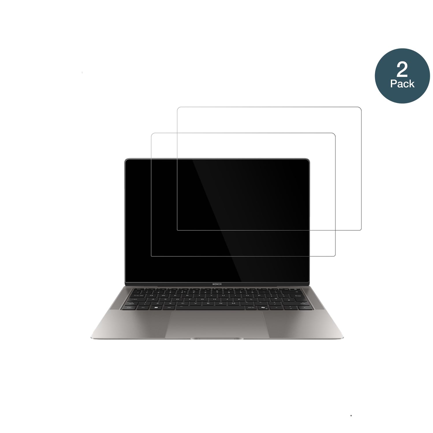 dipos 2x Pellicola Protettiva 9H trasparente per Honor MagicBook Pro 14 | Non si rompe e non si scheggia, non è vero vetro, Anti-Shock, si adatta perfettamente, antigraffio, senza bolle, autoadesiva