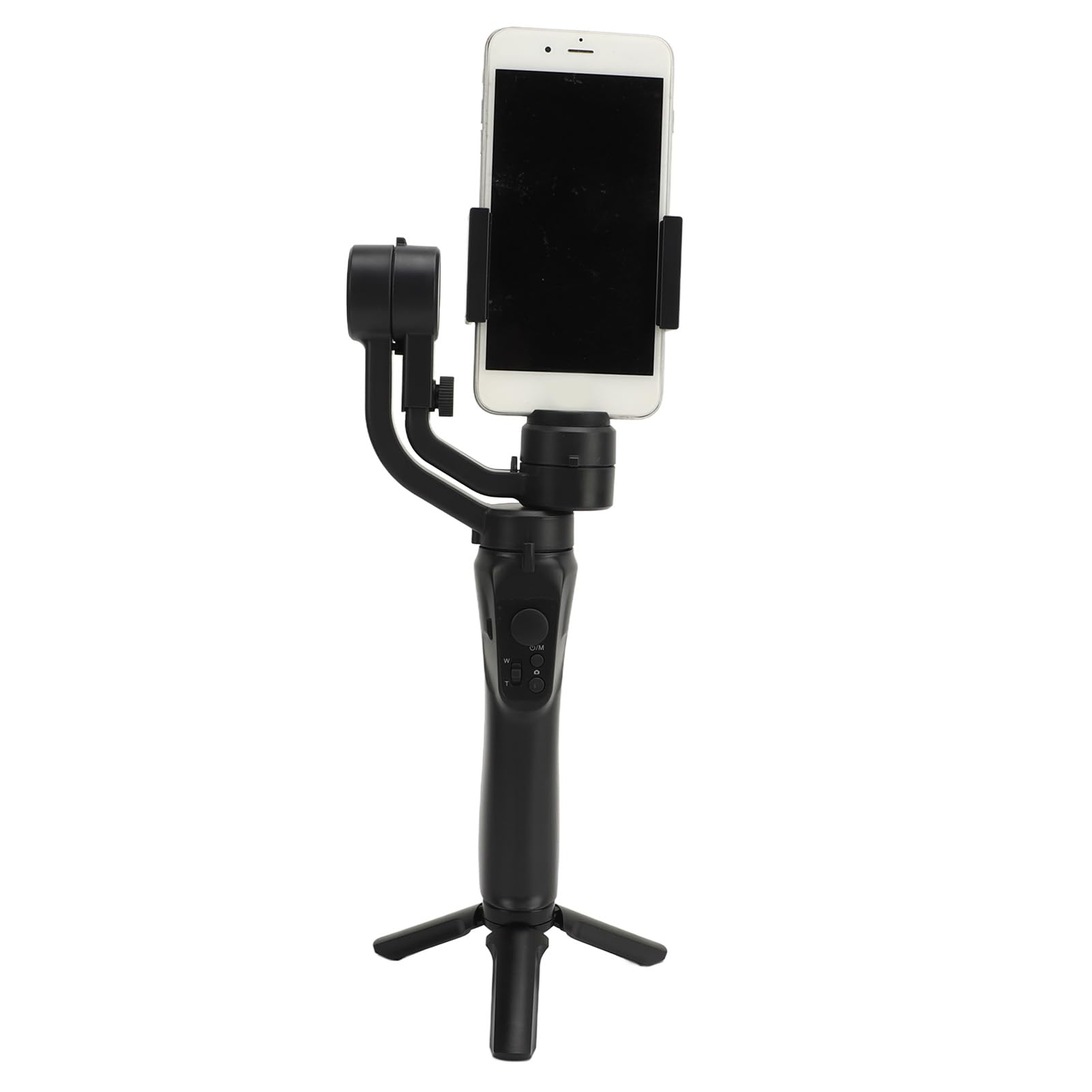 Generic Estabilizador 3 para Teléfono Inteligente, Estabilizador de Teléfono Portátil con Soporte para Trípode, Capacidad de Carga de 200 G, Antivibración No Destructiva, Control de Aplicación Móvil