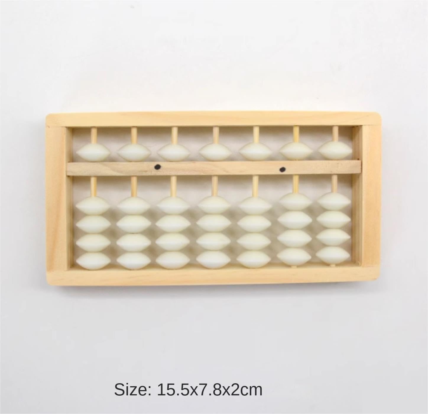 Ábaco Ábaco De Madera 3 Piezas con 7 Columnas, Herramienta Aprendizaje Matemáticas, Conteo Educativo For El Hogar Y Aula, Material ABS Oficina Material