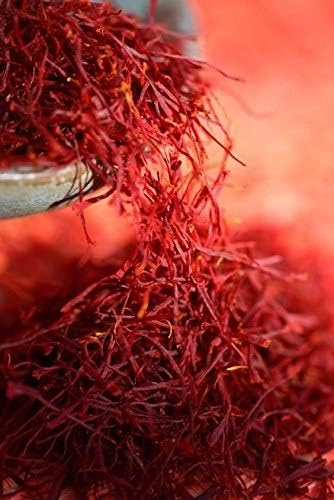 Organic Kashmir Saffron Thread String (Kesar) 1g 100% Pure in Gift Box