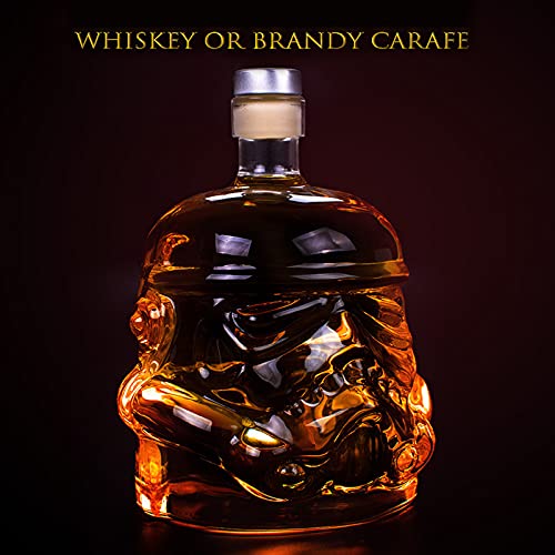VI AI Whiskey Decanter, Liquor Flasche und Stopfer, für Ehemann oder Männer Vater Geburtstag, Vatertag Whiskey Karafe für Wein, Liquor, Scotch, Bourbon, Brandy - 750ML