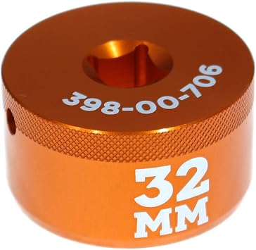 FOX Racing Shox Fork Topcap Socket Orange, 32mm, 3/8 Drive