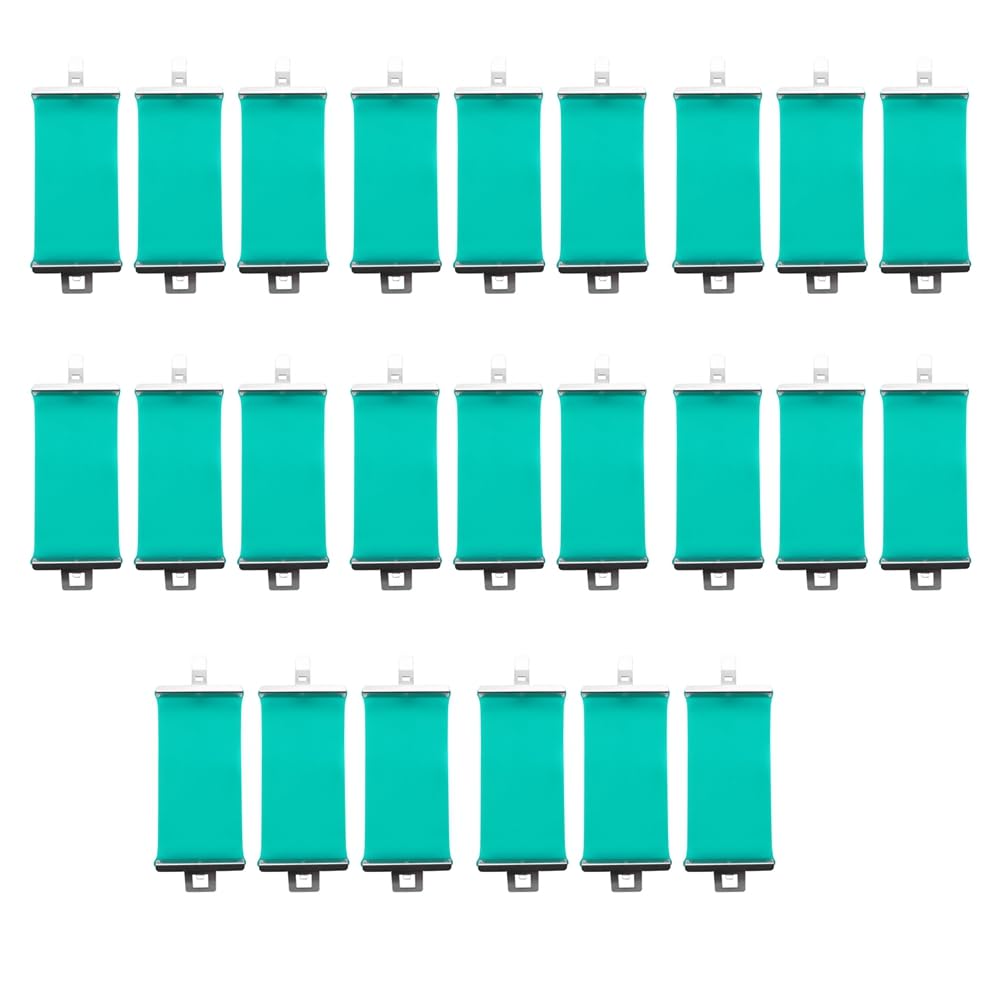 Jnchdghwa Green & Silver 24Pcs 3D Sublimation Printer Silicon Mug Wraps Clamps 11Oz Mug Mould Fixture Mug For 3D Sublimation Mug Printing