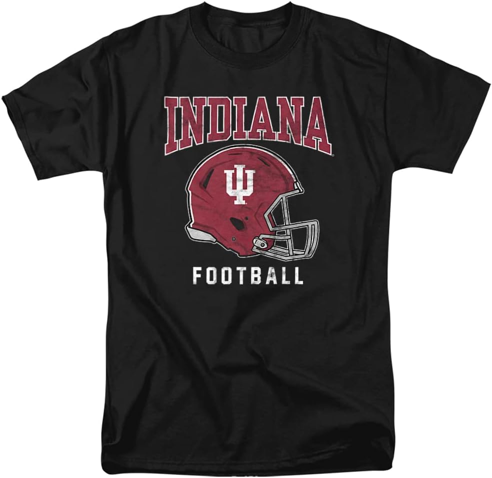 Indiana University Official Football Helmet Unisex Adult T Shirt