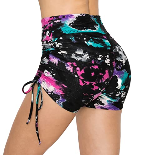 Image of ALWAYS Faux Leather Shorts - High Waist Active Stretch Yoga Short Pants for Women