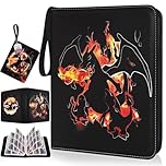 9 Pockets Card Binder about 1080 Pockets Waterproof PU Leather trading card binder Extra Large Card Album Holder with Removable Sleeves