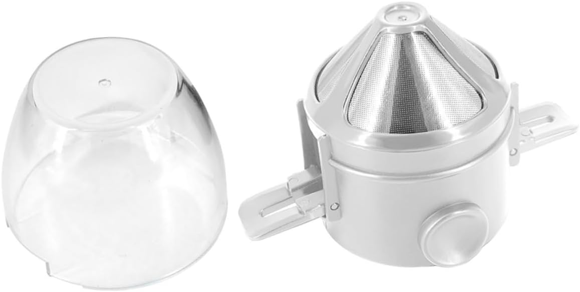 Ultra-fine Mesh Metal Coffee Filter Cup Hand Brewing Coffee Funnel for Home Use Reusable Dripper Without Filter Paper Easy to Clean