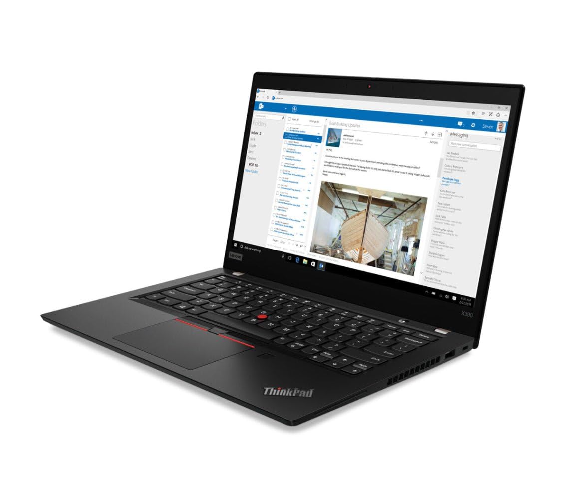Lenovo ThinkPad X390 13,3 Zoll 1920x1080 Full HD Intel Core i7 8565U 512GB SSD Festplatte 16GB Speicher Windows 11 Pro Cam Notebook Laptop (Generalüberholt)