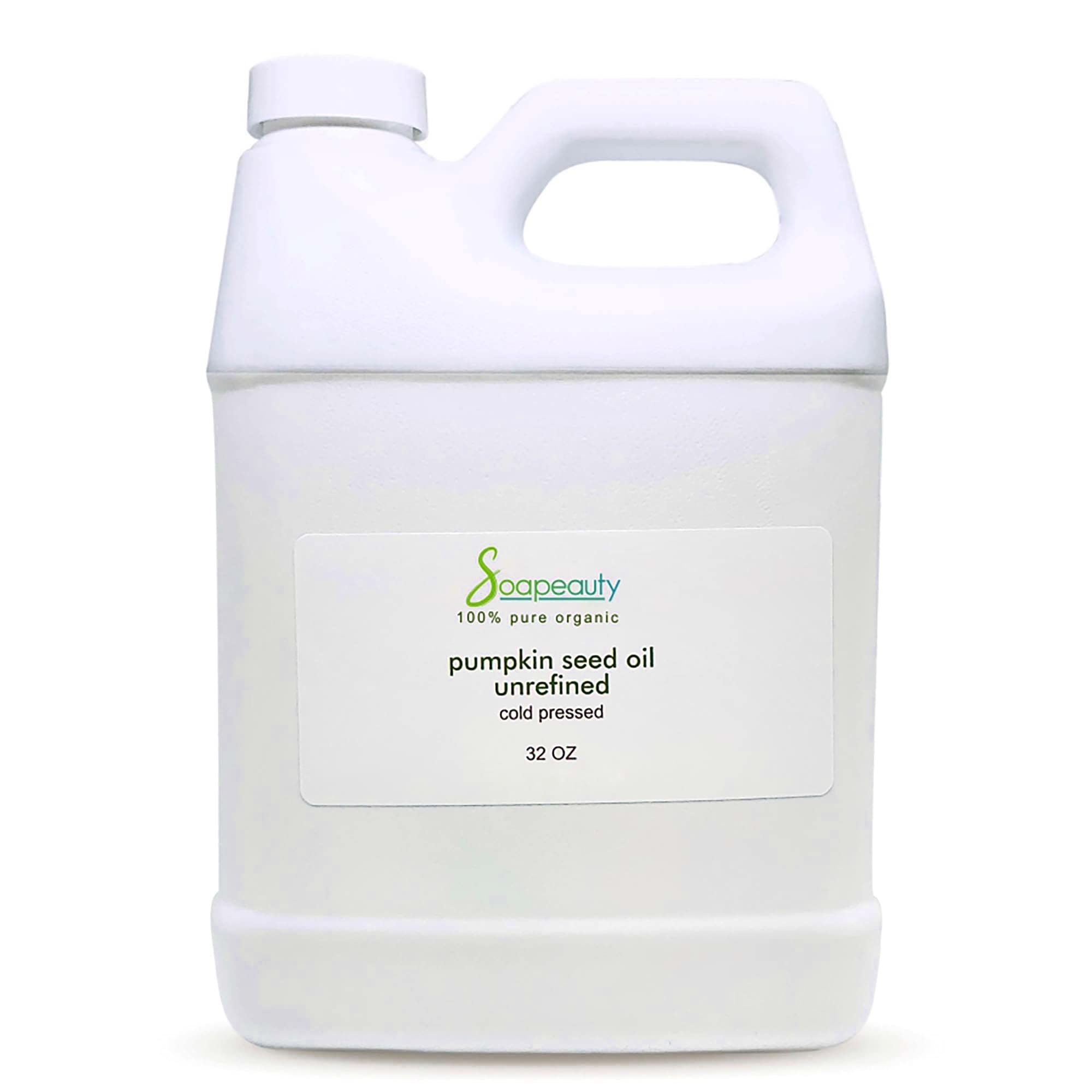 Soapeauty RAW Pumpkin Seed Virgin Oil for Skin & Hair Growth 100% Pure, Cold Pressed and Unrefined Oil Remedy for Men and Women - Omega 3 and Omega 6