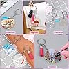 Acrylic Keychain Blanks, Shynek 100Pcs Key Chain Hardware Supplies for Craft Set with Acrylic Blanks, Key Rings, Tassels and Jump Rings for Vinyl Projects, DIY Keychain Supplies #1