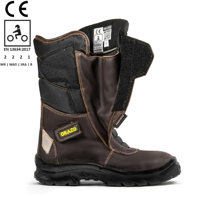 Image of ORAZO IBIS TRAIL - Water-PROOF - CE Certified - EN13634:2017 - Level 2,2,2,1 - Motorcycle Riding Boots
