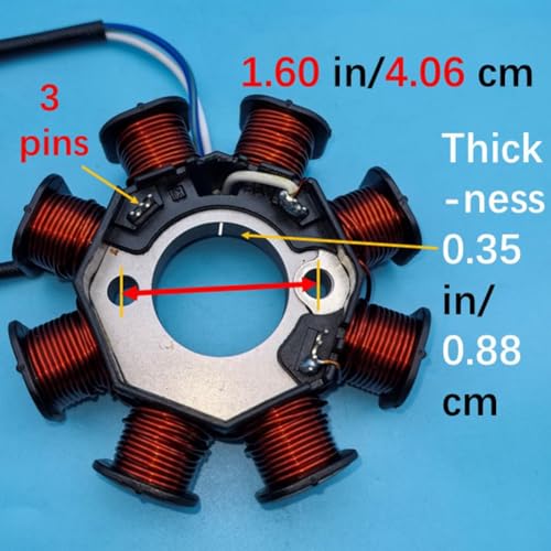 Tuzliufi 21003-0097 Generator Stator Coil for Kawasaki KLX 110 KLX110 KLX110L 2010 2011 2012 2013 2014 2015 2016 2017 2018 2019 2020 2021 2022 2023 2024 Z1254 by Tuzliufi - Used condition - Image 3