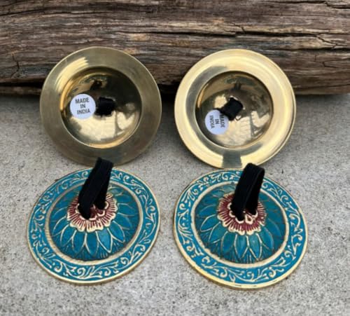 DharmaObjects Belly Dancing Lotus Floral Pro Finger Zills or Cymbals