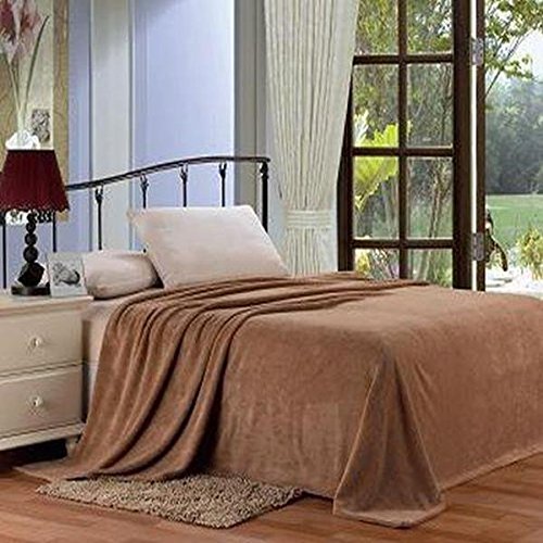 Plazatex Micro Plush Solid King Blanket Blue #TOP4