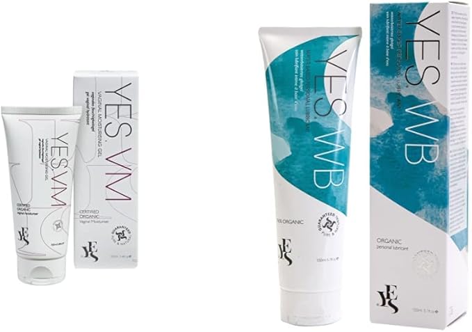 YES VM Organic Vaginal moisturising Gel, 100ml & WB Organic Water Based