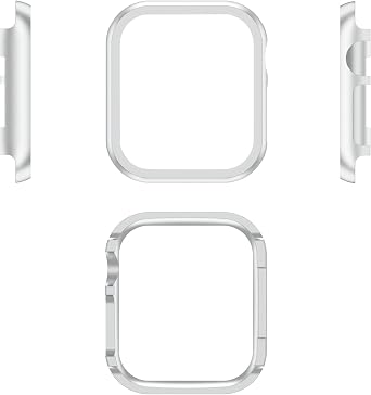 Blingmeisterケース Apple Watch 44mm対応ステンレススチールケース、ハードオールラウンドケース、ウルトラスリム保護アクセサリーバンパー保護、Apple Watch 44対応ウォッチ保護ケース