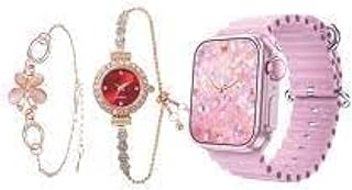 tc03 mini ultra NFC Bluetooth wireless charging sports watch for women (Pink)