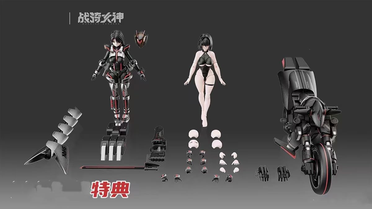 Amazon | 1/12 メガ娘バイク戦騎女神サコSAKO 塗装済メカ 機甲 可動