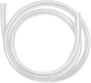 Kesote 2 Meter PVC Tubing Pipes 16mm ID x 20mm OD Transparent PVC Plastic Clear Tubing Pipe Flexible Water Tubing Pipes for Gardening Aquaculture Agriculture Fish Tank Drip Irrigation
