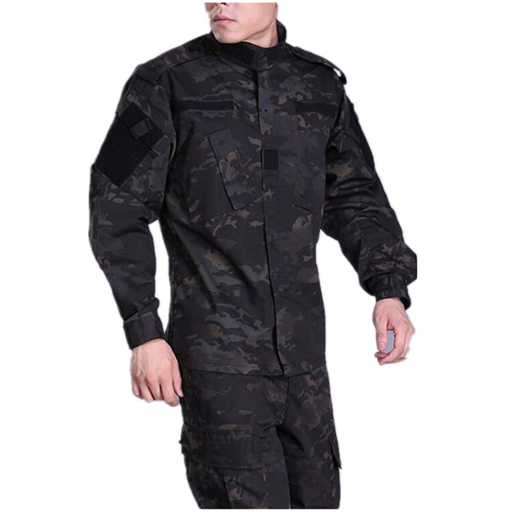 Uniformes Tácticos Camuflaje Ropa Caza Airsoft Chaqueta Pantalones BDU Combat Suit Juego de Guerra
