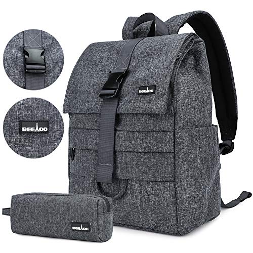 🔥 Cashback up to 70% School College Backpack, Laptop Business Waterproof Vintage Rucksack, Computer Notebook Bag Casual Daypack Gift for Men Women(Charcoal Grey) ❤ Crazy Deals School College Backpack, Laptop Business Waterproof Vintage Rucksack, Computer Notebook Bag Casual Daypack Gift for Men Women(Charcoal Grey)
