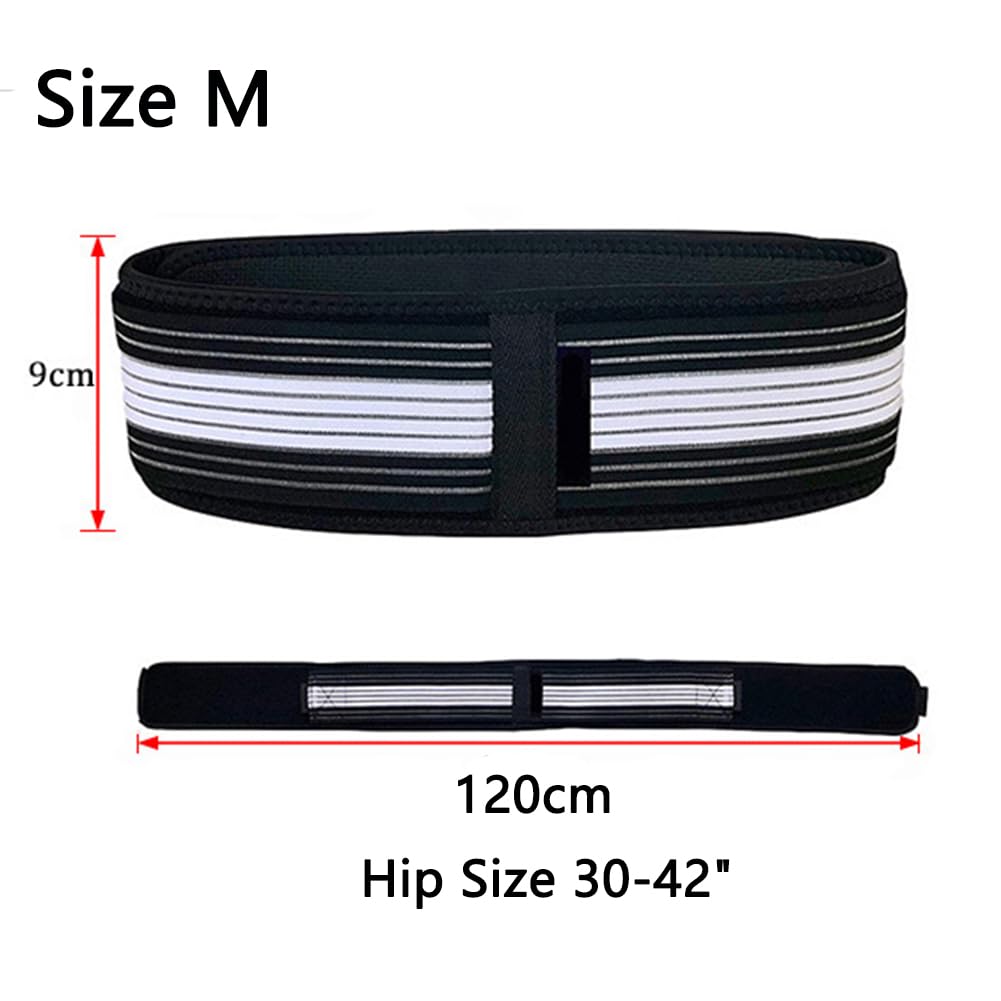Cheeroyal 1PC/2PCS Sciatica Belt for Women Men-SI Joint Support Belt Brace-Pain Relief for Lower Back,Sacroiliac,Sciatic, Pelvic,Lumbar,Hip,Leg,Sacrum Nerve-Medium Large Hip Size 32-47in (2, Medium)