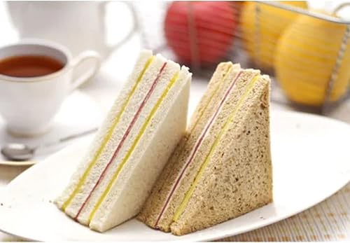 Miniatura 6 de Hewnda 50 cajas de papel sándwich, caja ecológica para llevar con ventana para panadería, restaurante y servicio de comida para llevar (tamaño