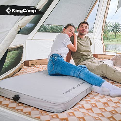 Kingcamp Self Inflating Sleeping Pad With 9.5 R Value, 3 Inch Wide Large Foam Camping Air Mattress For Car, Tent, Travel, Insulated #TOP5