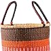 Laundry Basket|Woven Storage Basket for Laundry|Basket for Organizing and Carrying your Laundry|African Basket with Handles, 18x20 in|Handmade Basket|Bolga Basket (Medium)