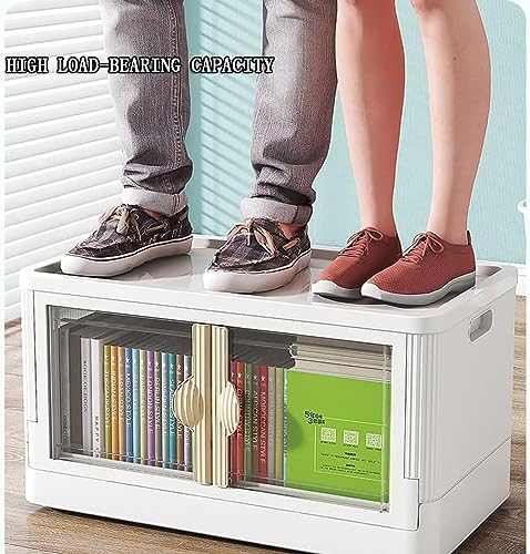 XZDEAIR Boîte de Rangement à Double Porte, bacs de Rangement Pliables, Armoire de Rangement multifonctionnelle, conteneur Organisateur d'articles Divers – vue 5