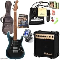 Bacchus GS-2DX RSM/M IPM ギター初心者セット Bacchus バッカス GS-2DX RSM/M エレキギター初心者14点セット