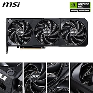MSI NVIDIA GeForce RTX 5070 Ti 16G Shadow 3X OC Carte Graphique -16 Go GDDR7 (28 Gb/s/256 Bits), PCIe 5.0, Triple Ventilateur (3X Ventilateurs TORX 5.0) - HDMI 2.1b x 1, DisplayPort 2.1b, SFF Ready