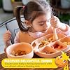 Baby Feeding Set in Apricot Color Complete BLW Supply Essentials (7 Piece Set)