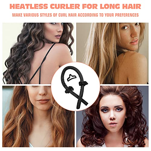 image for BATOUDE Heatless Curling Rod Headband No Heat Silk Ribbon Curling Rod 