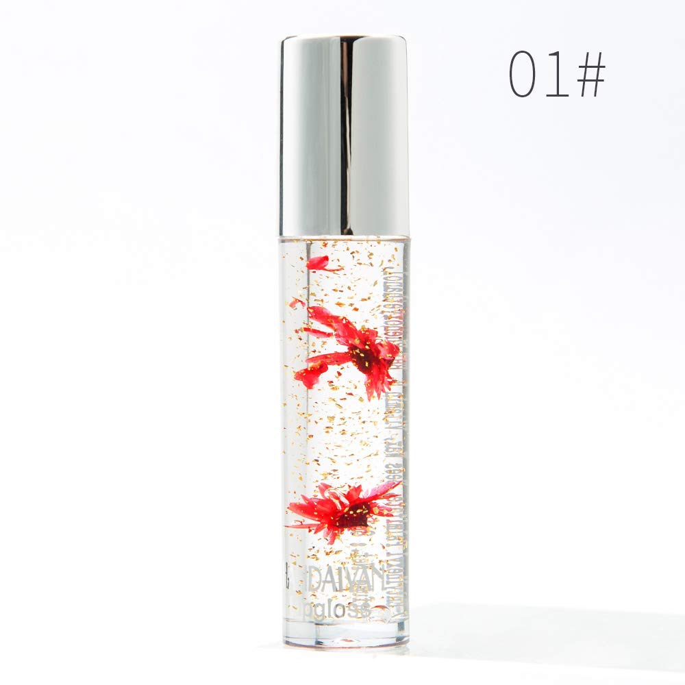 Buy Crystal Lipgloss With Flower Inside Color Changing Lip Stain Shouhengda Magic Temperature Change Long Lasting Moisturizer Bright Makeup Lip Foil With Flower Lip Tint Online At Low Prices In India