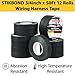 STIKBOND 12-Pack Wiring Harness Tape 3/4'' x 50Ft high Temp Wire Loom Harness,Cloth Electrical Tape,self-Adhesive Fabric Tape for Automotive, Industrial Equipment,Noise Damping, Indoor Wire Equipment