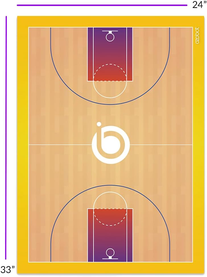 Basketball Challenge Mat Educational Coding Game for Kids Who Love to Code - STEM Learning Activity