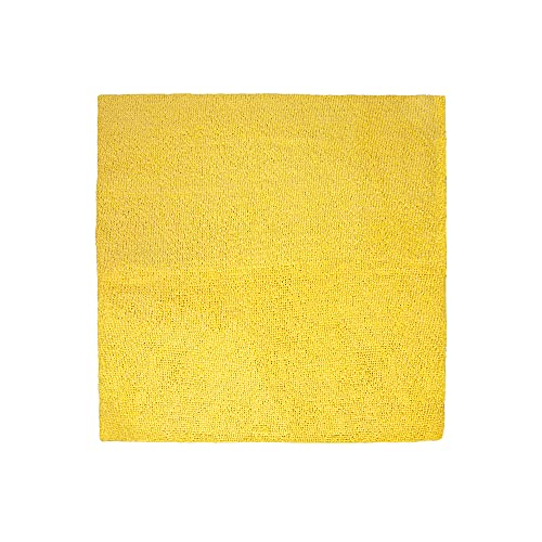 Image of Eurow 200GSM Microfiber Cleaning and Drying Cloths with Dispenser Box, Reusable, Streak-Free, Scratch-Free, Ultra Absorbent, Edgeless for All Surface Types, 12x12in, 50-Pack, Yellow
