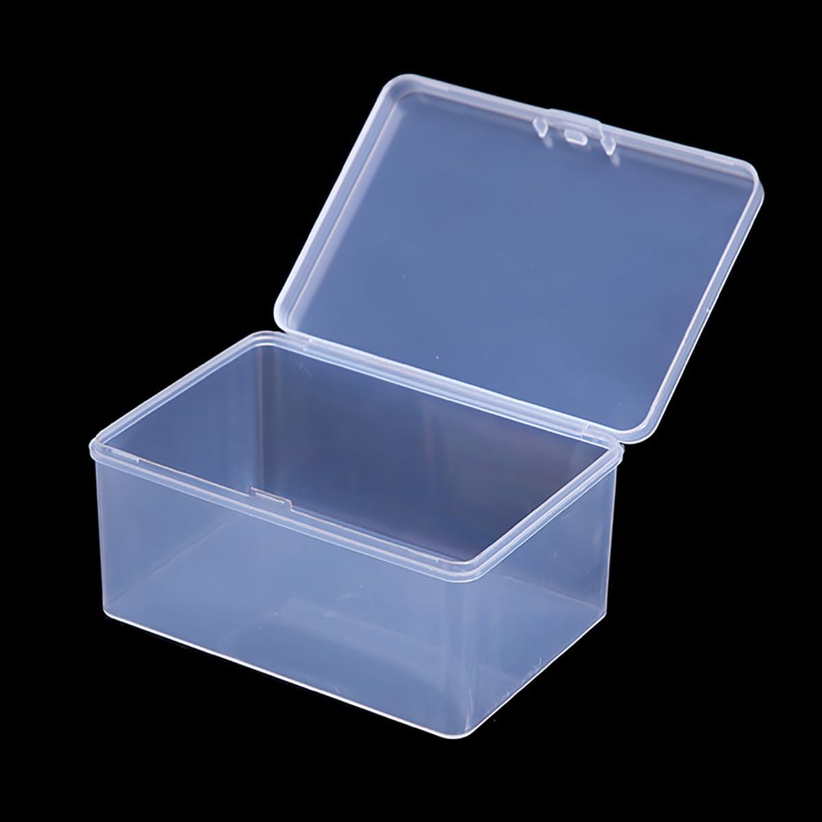12 Packs Rectangle Plastic Clear Storage Containers Box (4.49 x 3.11 x 2.28 in), Clear Plastic Box Containers for Storage of Small Items, Crafts, Jewelry, Hardware