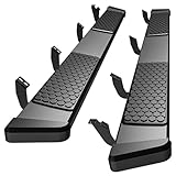AUTOSAVER88 6 Inches Running Boards Compatible with 2024-2026 Tacoma New Body Double Cab/Crew Cab, Stainless Steel Side Steps Black Powder Coated Nerf...