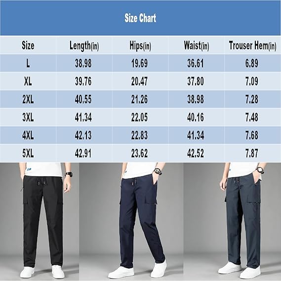 Comforflex - Men's Multi-Pocket Stretch Comfort Outdoor Casual Pants, Men's Cargo Pants Casual, Risacharm Pant for Men2