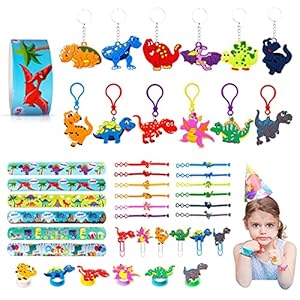 JOYUE Dinosaurus party cadeautje, 50 stuks dinosaurus-speelgoed, kinderverjaardag, gastgeschenken, bevat…
