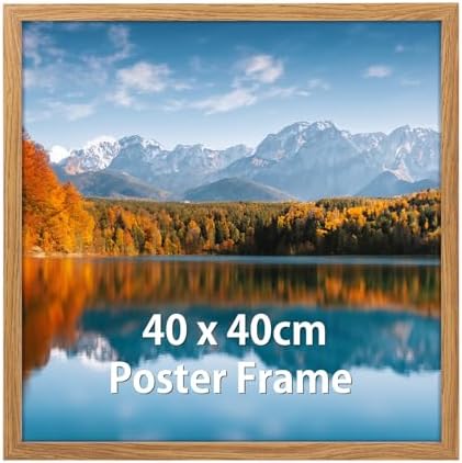 Vasemouh Bilderrahmen 40x40 cm Holzoptik MDF Fotorahmen