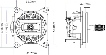 RadioMaster AG01 Mini CNC Hole Gimbal Upgrade Set for Zorro & TX12 Radio Controller
