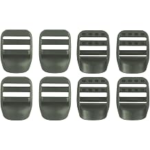1 Inch Ladder Lock Buckles, Set of 8, Tactical Belts and Webbing Straps Replacement
